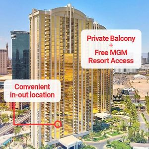Lady Luck'S Vista - Private Balcony - Full Kitchen - Two Full Baths - Jetted Tub - Full Mgm Grand Resort Access W No Resort Fee At Mgm Signature